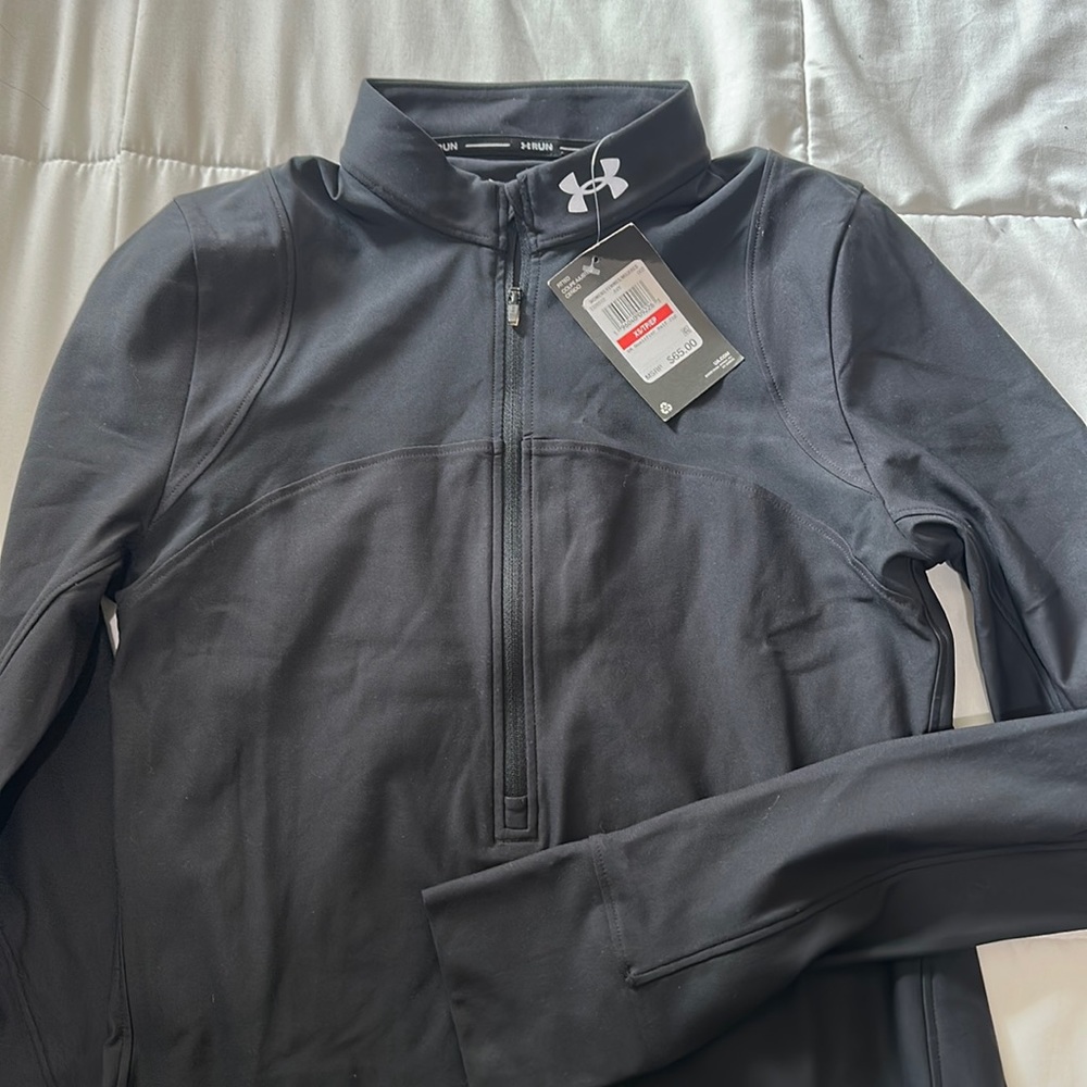 half zip long sleeve workout shirt